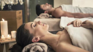 Masaje relajante en pareja